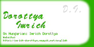 dorottya imrich business card